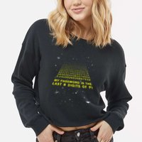 My Password Is The Last 8 Digits Of Pi Day Funny Math Space Cropped Pullover Crew
