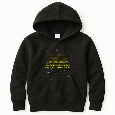 My Password Is The Last 8 Digits Of Pi Day Funny Math Space Kids Hoodie