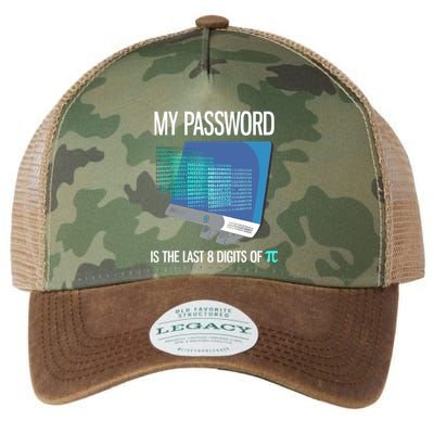 My Password Is The Last 8 Digits Of Pi Funny Programmer Legacy Tie Dye Trucker Hat