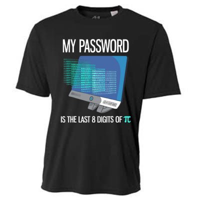 My Password Is The Last 8 Digits Of Pi Funny Programmer Cooling Performance Crew T-Shirt