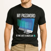 My Password Is The Last 8 Digits Of Pi Funny Programmer Performance Shirt