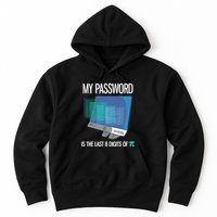 My Password Is The Last 8 Digits Of Pi Funny Programmer Hoodie