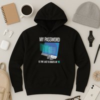 My Password Is The Last 8 Digits Of Pi Funny Programmer Hoodie