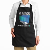 My Password Is The Last 8 Digits Of Pi Funny Programmer Apron
