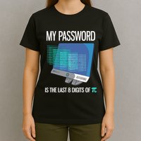 My Password Is The Last 8 Digits Of Pi Funny Programmer T-Shirt