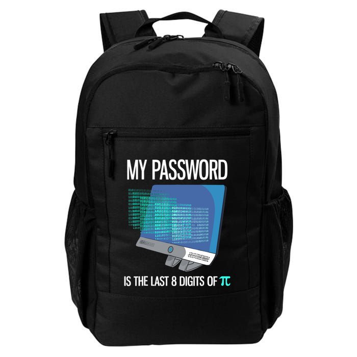 My Password Is The Last 8 Digits Of Pi Funny Programmer Backpack