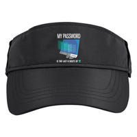My Password Is The Last 8 Digits Of Pi Funny Programmer Adult Drive Performance Visor