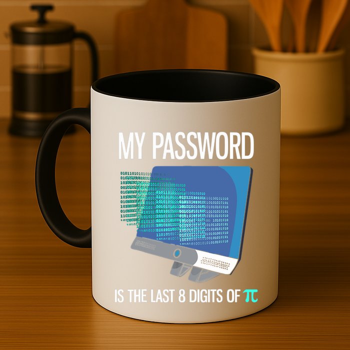 My Password Is The Last 8 Digits Of Pi Funny Programmer Mug