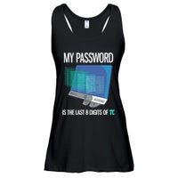 My Password Is The Last 8 Digits Of Pi Funny Programmer Ladies Essential Flowy Tank