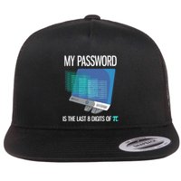 My Password Is The Last 8 Digits Of Pi Funny Programmer Flatbill Hat