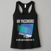 My Password Is The Last 8 Digits Of Pi Funny Programmer Womens Tank Top