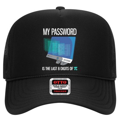 My Password Is The Last 8 Digits Of Pi Funny Programmer Trucker Hat