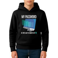 My Password Is The Last 8 Digits Of Pi Funny Programmer Kids Hoodie