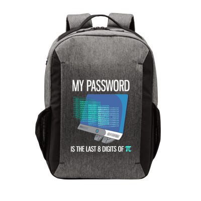 My Password Is The Last 8 Digits Of Pi Funny Programmer Vector Backpack