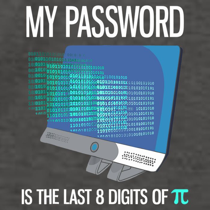 My Password Is The Last 8 Digits Of Pi Funny Programmer Vector Backpack