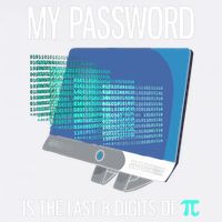 My Password Is The Last 8 Digits Of Pi Funny Programmer Garment-Dyed Sweatshirt