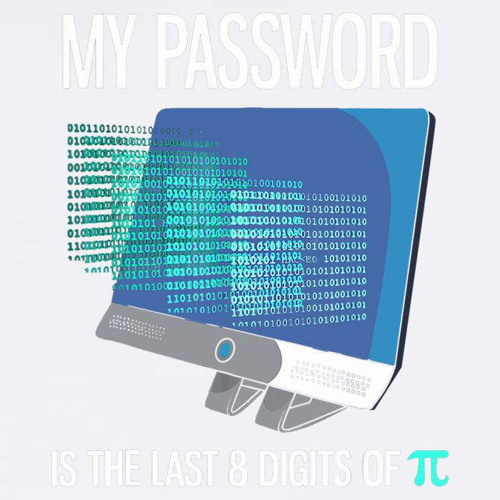 My Password Is The Last 8 Digits Of Pi Funny Programmer Garment-Dyed Sweatshirt