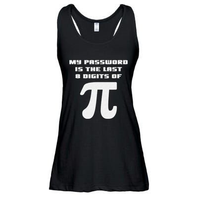 My Password Is The Last 8 Digits Of Pi Math Teacher Ladies Essential Flowy Tank