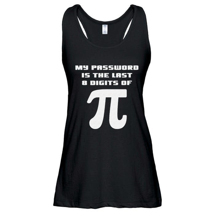 My Password Is The Last 8 Digits Of Pi Math Teacher Ladies Essential Flowy Tank