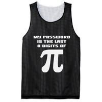 My Password Is The Last 8 Digits Of Pi Math Teacher Mesh Reversible Basketball Jersey Tank