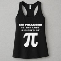My Password Is The Last 8 Digits Of Pi Math Teacher Womens Tank Top
