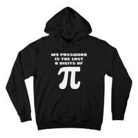 My Password Is The Last 8 Digits Of Pi Math Teacher Tall Hoodie