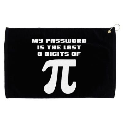 My Password Is The Last 8 Digits Of Pi Math Teacher Grommeted Golf Towel