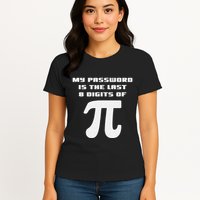 My Password Is The Last 8 Digits Of Pi Math Teacher Womens T-Shirt