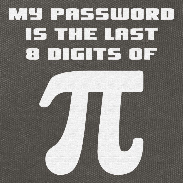 My Password Is The Last 8 Digits Of Pi Math Teacher Cotton Canvas Backpack