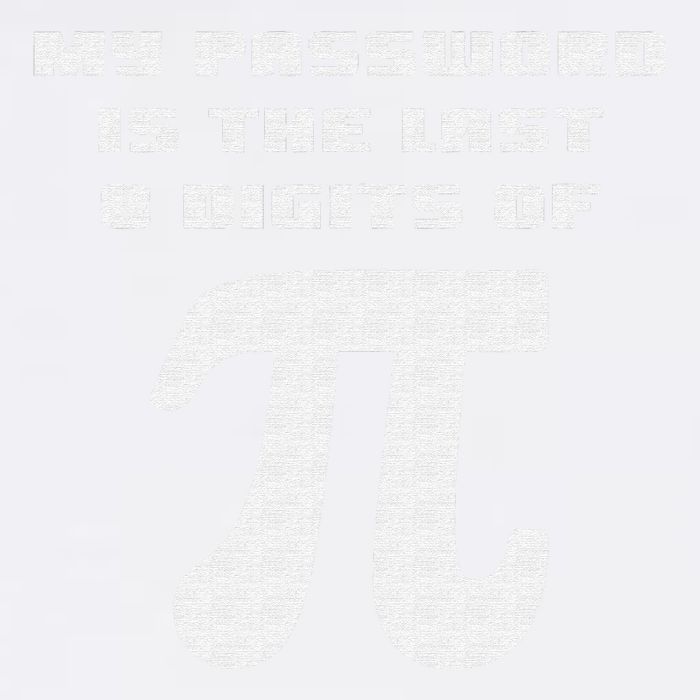 My Password Is The Last 8 Digits Of Pi Math Teacher Garment-Dyed Sweatshirt