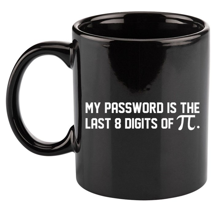 My Password Is The Last 8 Digits Of Pi Pi Day Math 11oz C Handle Ceramic Mug