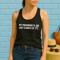 My Password Is The Last 8 Digits Of Pi Pi Day Math Womens Tank Top
