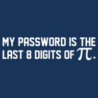 My Password Is The Last 8 Digits Of Pi Pi Day Math Infant Baby Jersey Bodysuit