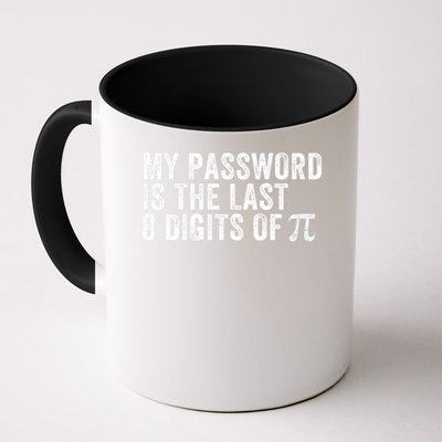 My Password Is The Last 8 Digits of Pi Funny Math Geek Nerdy Math Nerd Engineer Coffee Mug