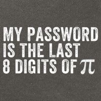 My Password Is The Last 8 Digits of Pi Funny Math Geek Nerdy Math Nerd Engineer Cotton Canvas Backpack