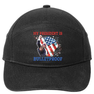 My President Is Bulletproof 7-Panel Snapback Hat