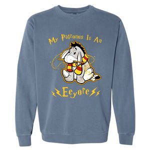 My Patronus Is An Eeyore Animals Yellow Cute Dog Garment-Dyed Sweatshirt