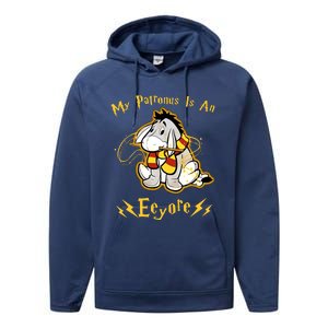 My Patronus Is An Eeyore Animals Yellow Cute Dog Performance Fleece Hoodie