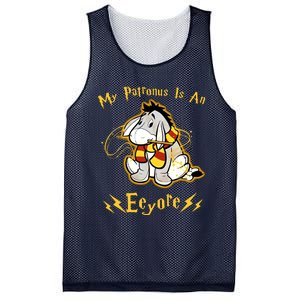 My Patronus Is An Eeyore Animals Yellow Cute Dog Mesh Reversible Basketball Jersey Tank