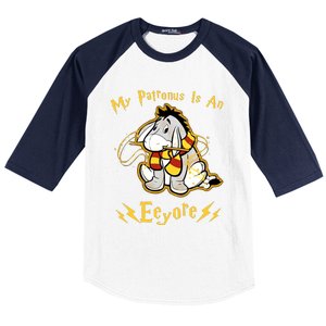 My Patronus Is An Eeyore Animals Yellow Cute Dog Baseball Sleeve Shirt