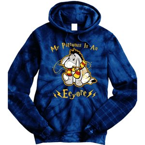 My Patronus Is An Eeyore Animals Yellow Cute Dog Tie Dye Hoodie