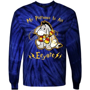 My Patronus Is An Eeyore Animals Yellow Cute Dog Tie-Dye Long Sleeve Shirt