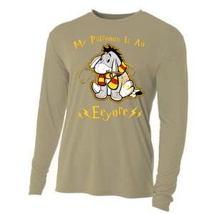 My Patronus Is An Eeyore Animals Yellow Cute Dog Cooling Performance Long Sleeve Crew