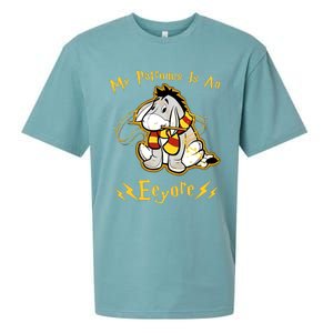 My Patronus Is An Eeyore Animals Yellow Cute Dog Sueded Cloud Jersey T-Shirt