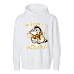 My Patronus Is An Eeyore Animals Yellow Cute Dog Garment-Dyed Fleece Hoodie