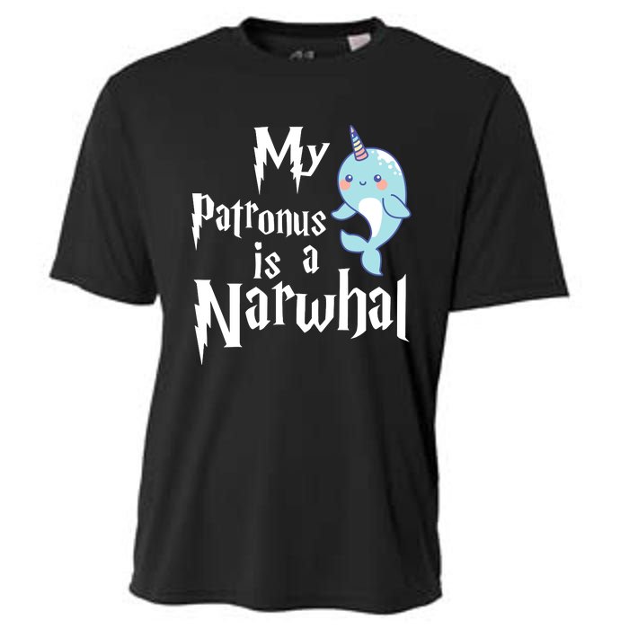 My Patronus Is A Narwhal Wo Narwhal Lovers Girl Gift Cooling Performance Crew T-Shirt