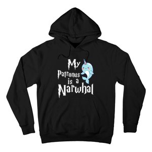 My Patronus Is A Narwhal Wo Narwhal Lovers Girl Gift Hoodie