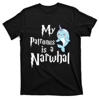 My Patronus Is A Narwhal Wo Narwhal Lovers Girl Gift T-Shirt