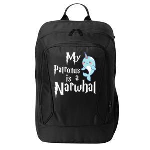 My Patronus Is A Narwhal Wo Narwhal Lovers Girl Gift City Backpack