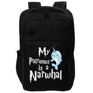 My Patronus Is A Narwhal Wo Narwhal Lovers Girl Gift Impact Tech Backpack